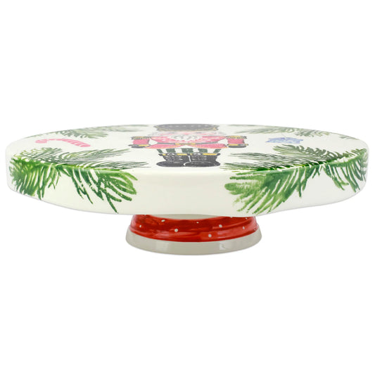 Vietri Nutcracker Cake Stand