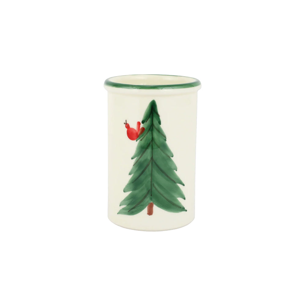 
            
                Load image into Gallery viewer, Vietri Old St. Nick Utensil Holder with Carrots
            
        