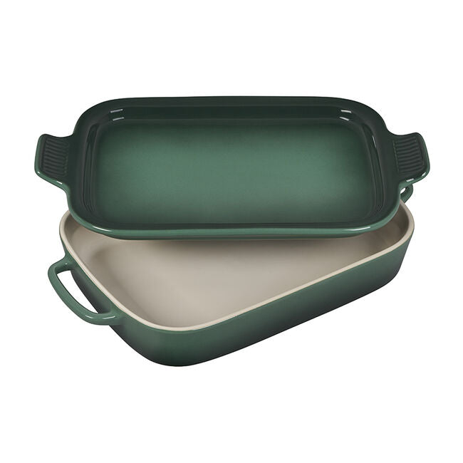 Le Creuset Rectangular Dish with Platter Lid, 3Qt