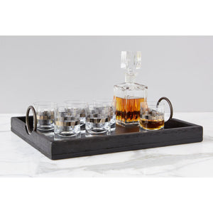 Barcelona Rectangle Tray - Black