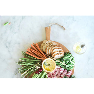 
            
                Load image into Gallery viewer, Etu Home Round Pine Charcuterie Board - Large
            
        