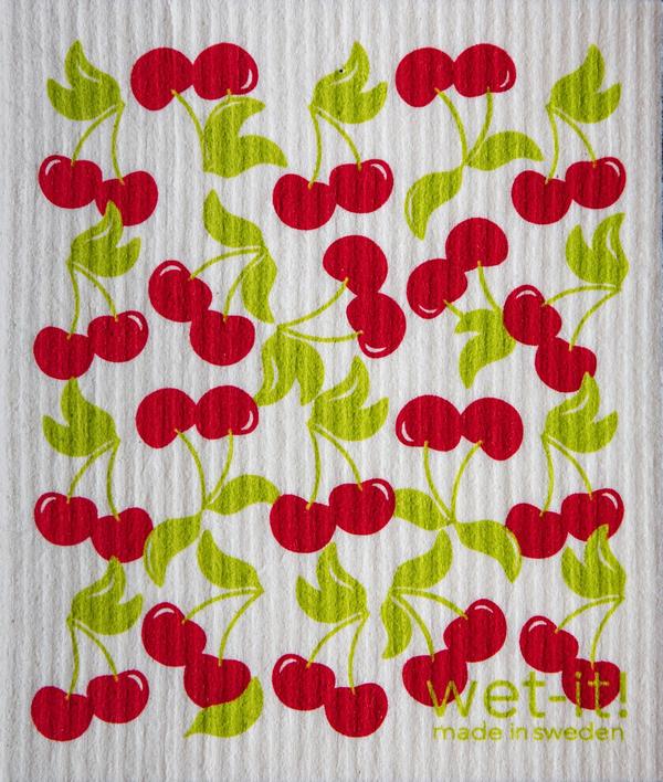 Wet-it! Sweet Cherry Swedish Dishcloth