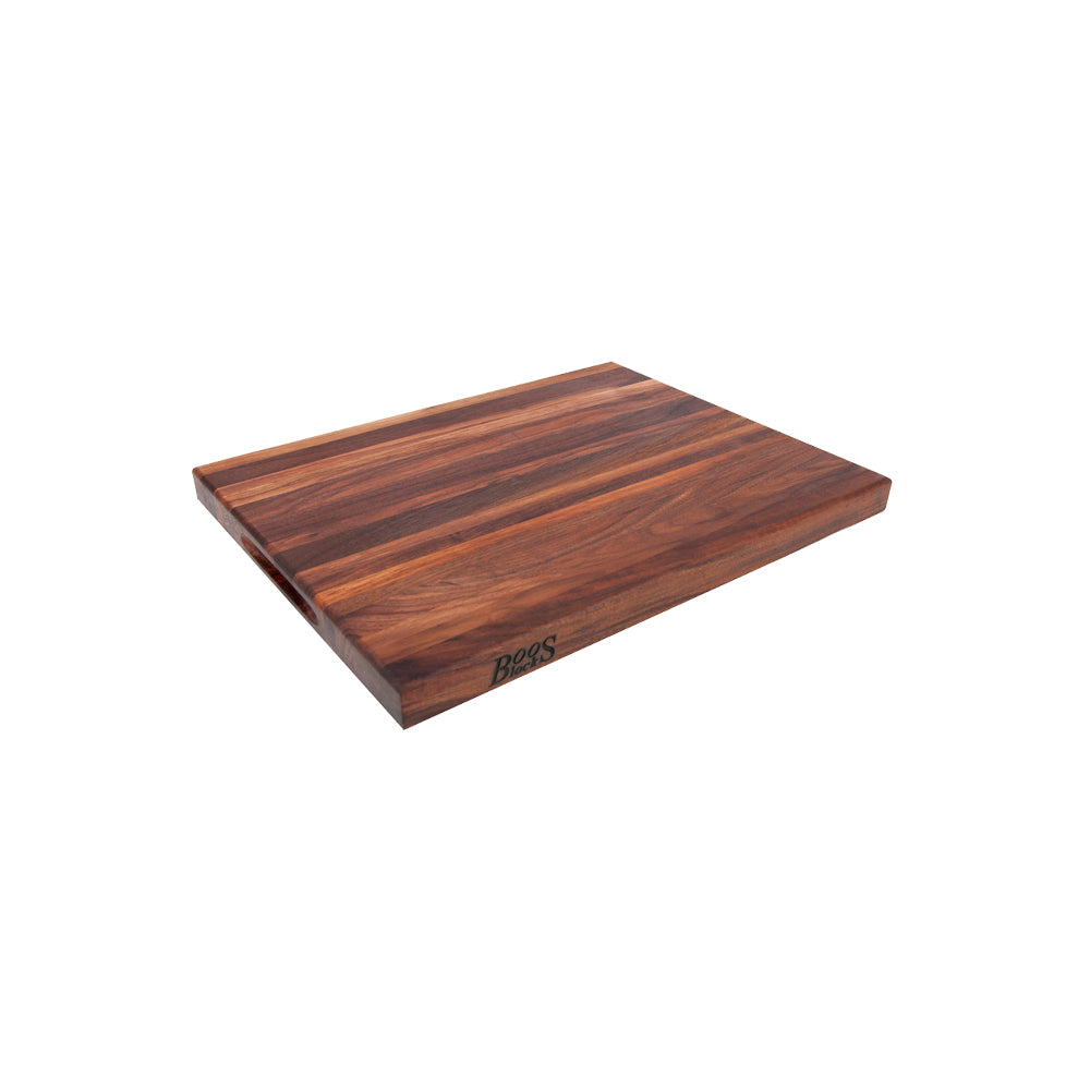 
            
                Load image into Gallery viewer, John Boos Cutting Board With Finger Grip - Walnut
            
        