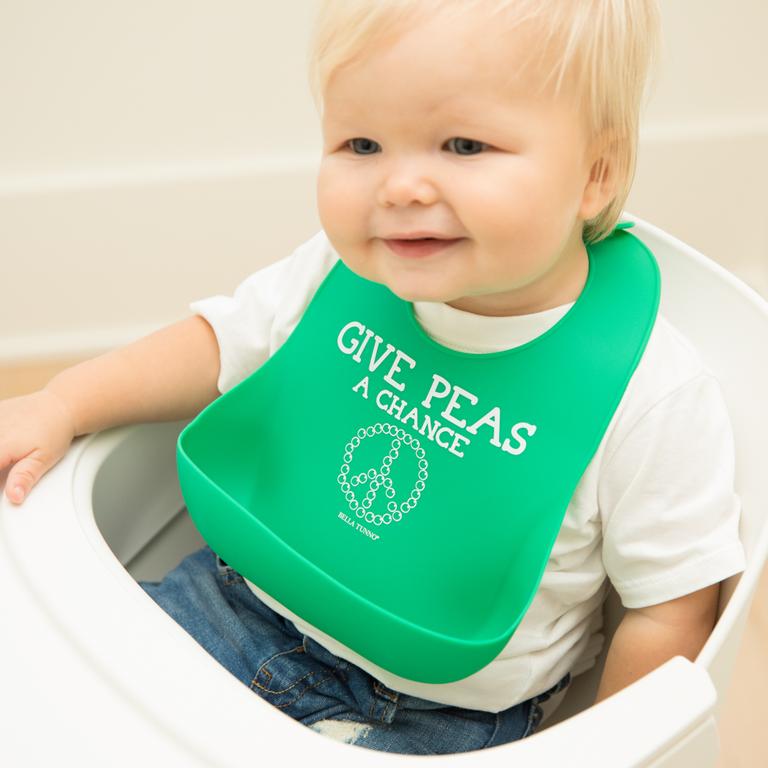 Bella Tunno Give Peas a Chance Wonder Bib