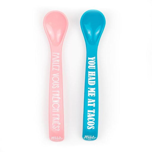 Bella Tunno You Had Me At Tacos / Parlez Vous French Fries Spoon Set