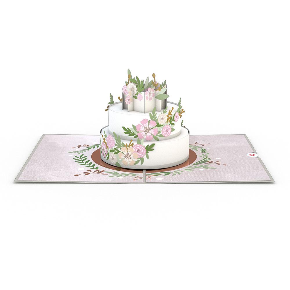 Lovepop Wedding Cake Card