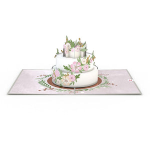 Lovepop Wedding Cake Card