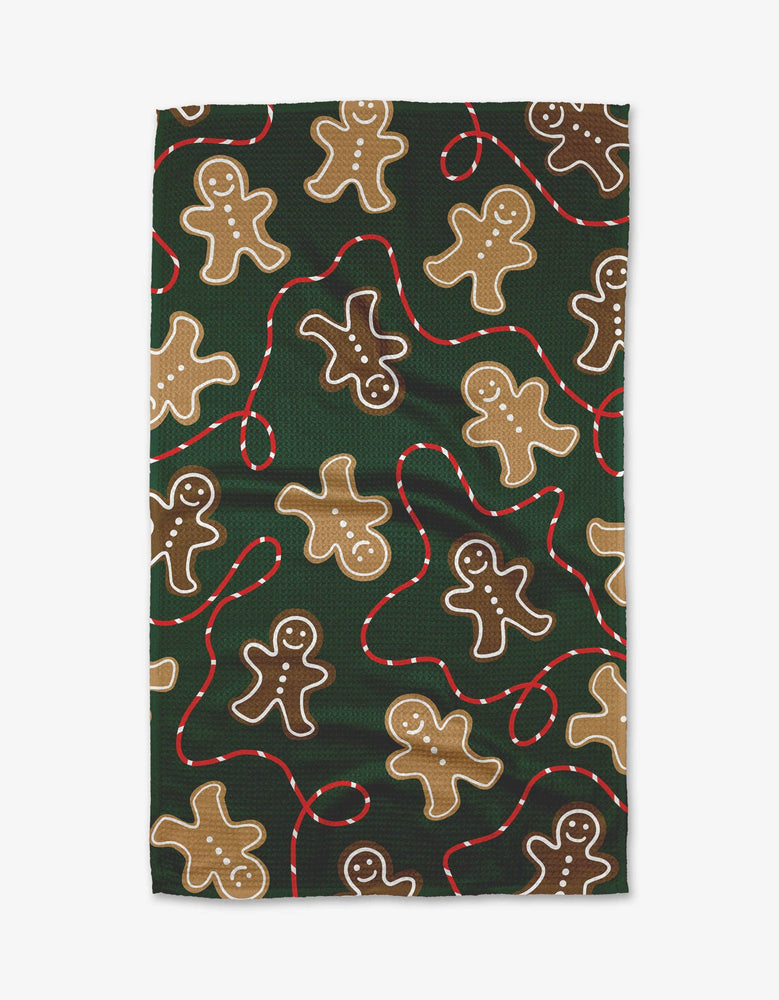 Geometry - Gingerbread Cookies Tea Towel