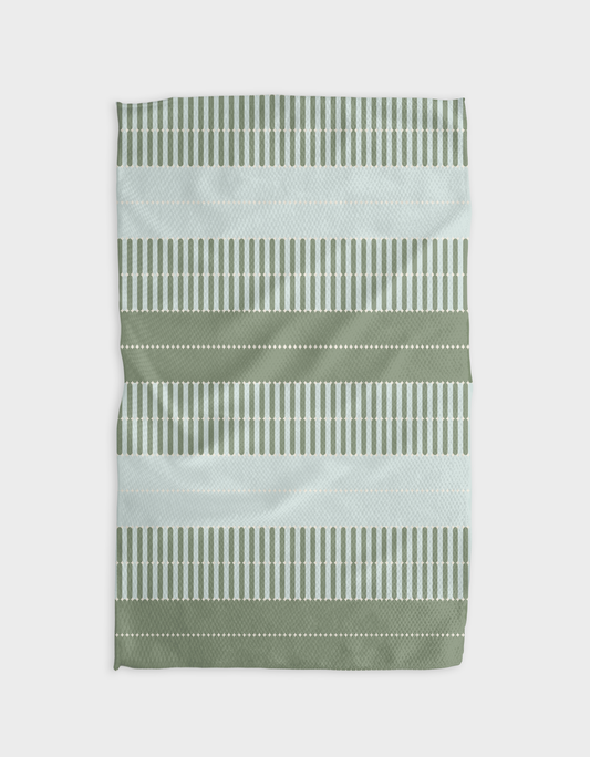 Geometry - Baton Vert Kitchen Tea Towel