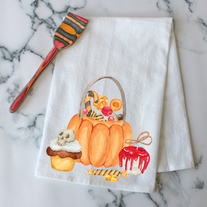 Trick or Treat Halloween Kitchen Towel