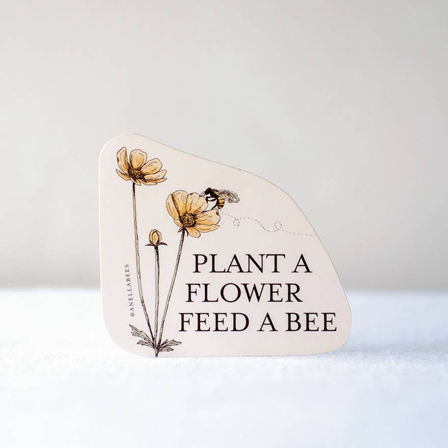 Anellabees - Plant a Flower Sticker
