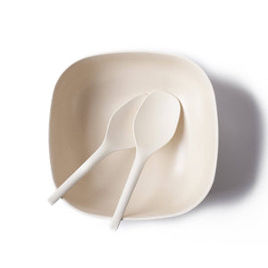 EKOBO - Large Salad Bowl - Off White: Off-White