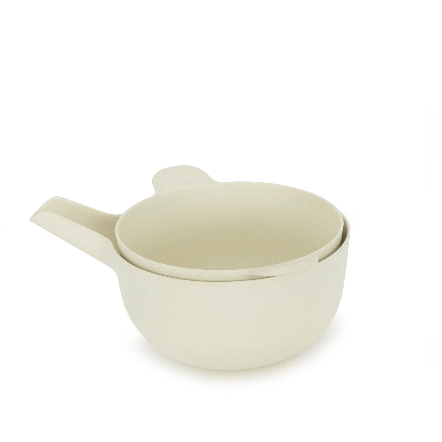 EKOBO - Small Mixing Bowl and Colander Set - Off White: Off-White
