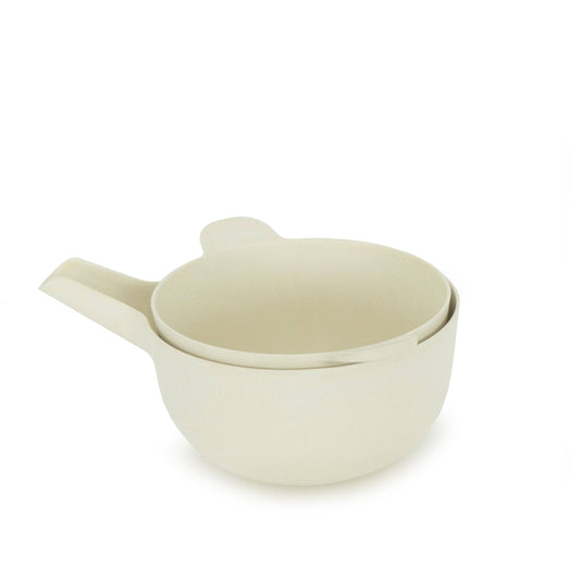 EKOBO - Small Mixing Bowl and Colander Set - Off White: Off-White