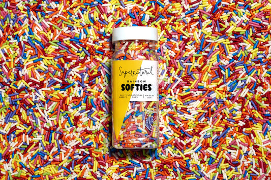 Supernatural Dye-Free Rainbow Softies Sprinkles