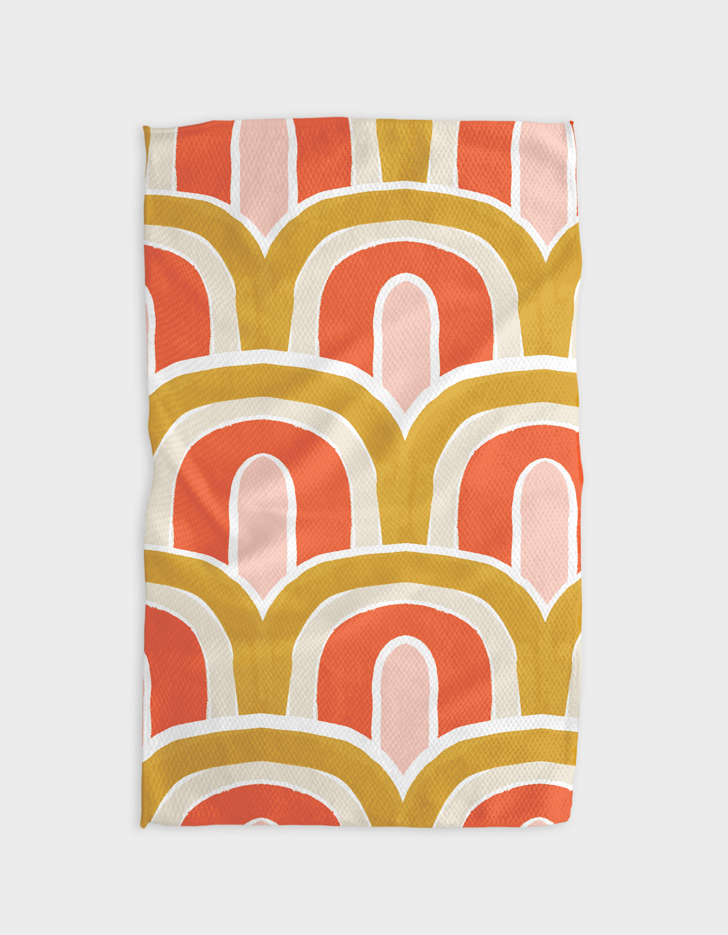 Geometry - Gold Bows Kitchen Tea Towel