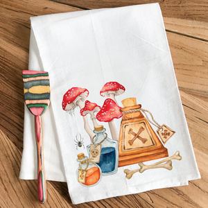 
            
                Load image into Gallery viewer, Potions and Spells Halloween Kitchen Towel
            
        