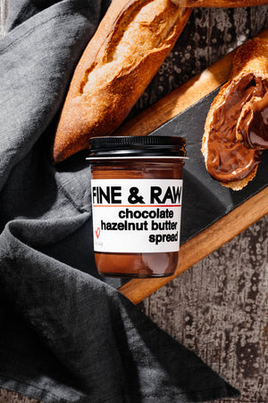 FINE & RAW - chocolate hazelnut butter spread