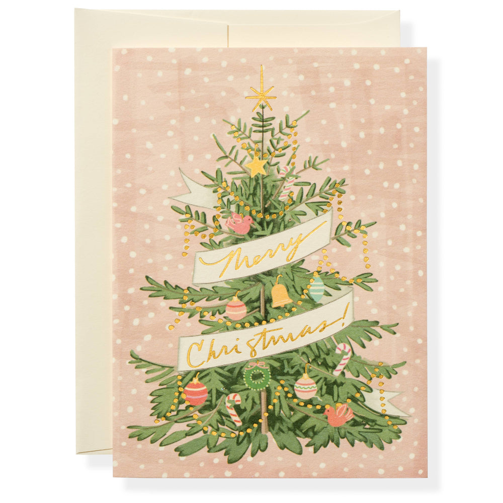 Karen Adams Designs - Merry Christmas Tree Greeting Card