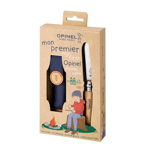 Opinel - My First Opinel Knife & Recycled Sheath Kit