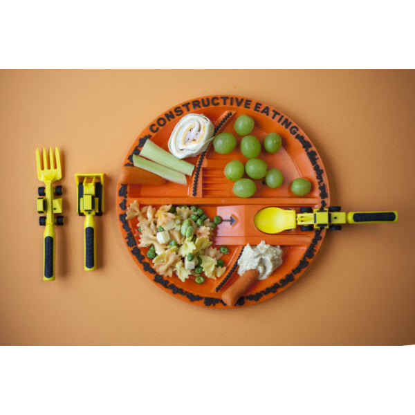Constructive Eating Construction Plate
