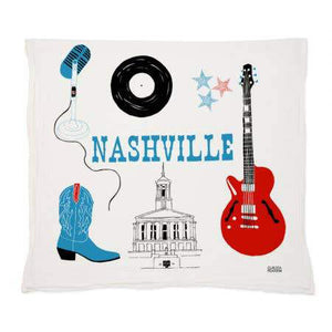 Claudia Pearson Nashville Tea Towel