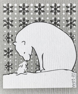 Wet-it! - Cuddly Polar Bear Dishcloth