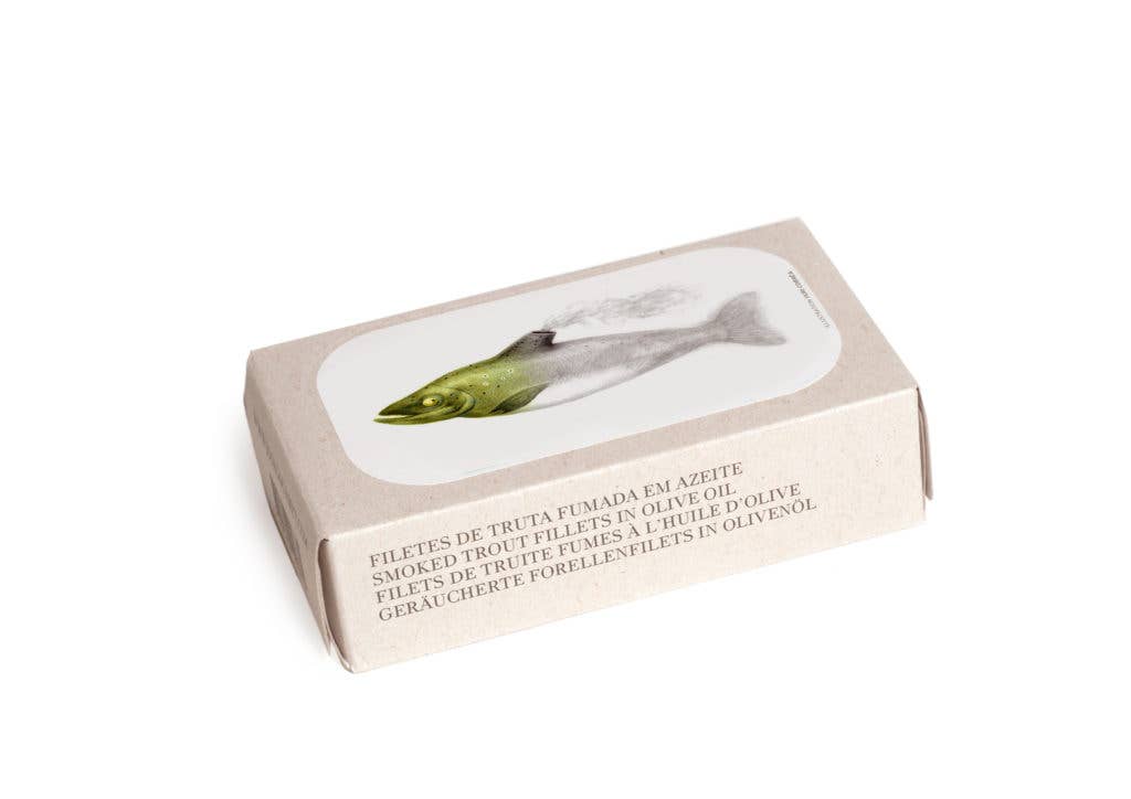 José Gourmet Smoked Trout Fillets in Olive Oil, 90g