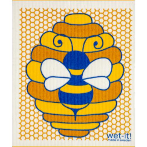 Wet-it! Honey Bee Swedish Dishcloth