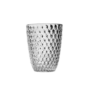 Diamond Cut Acrylic Glass - 12 oz