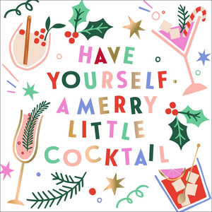 Merry Little Cocktail Cocktail Napkins - 20 PC
