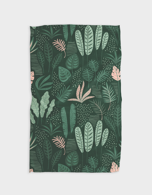 Geometry - Forest Floor Kitchen Tea Towel