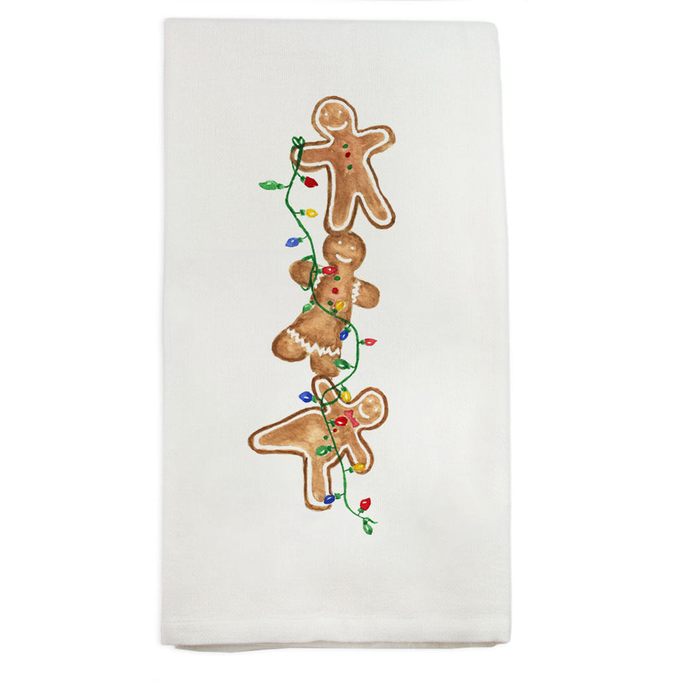 
            
                Load image into Gallery viewer, Gingerbread Antics Dishtowel
            
        