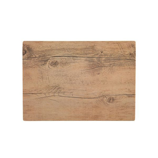 Fortessa Melamine Wood Rectangular Tray