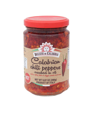 Calabrian Chili Peppers crushed in oil - 9.87oz