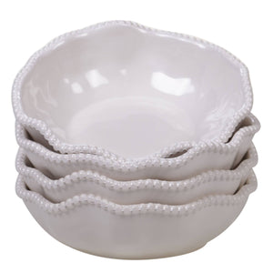 Perlette Cream Melamine All Purpose Bowl 7.5 in  x 2 in