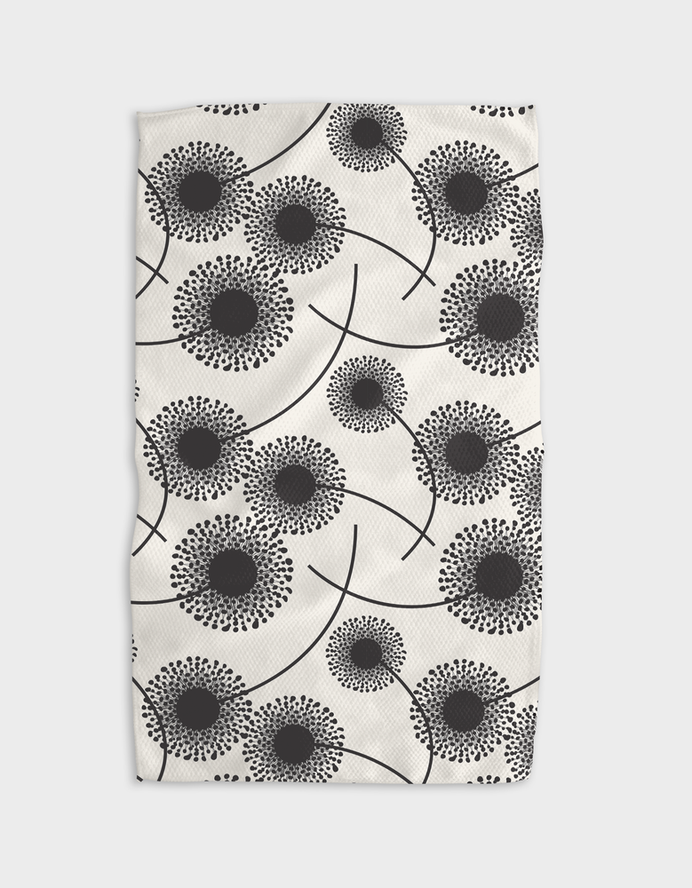 Geometry - Fully Bloomed Kitchen Tea Towel