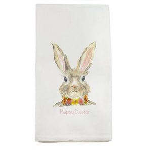 Easter Bunny with Quote Dishtowel