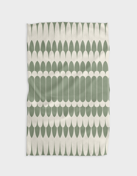 Geometry - Salle Verte Kitchen Tea Towel