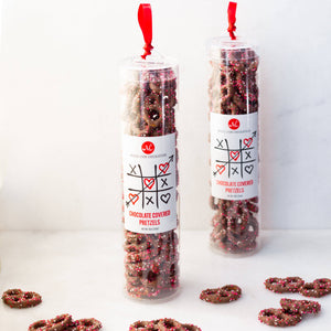 Maggie Lyon Chocolatiers - Valentine's 9oz Milk Chocolate Covered Mini Pretzels