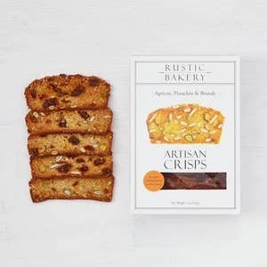 Rustic Bakery Artisan Crisps - Apricot, Pistachio & Brandy