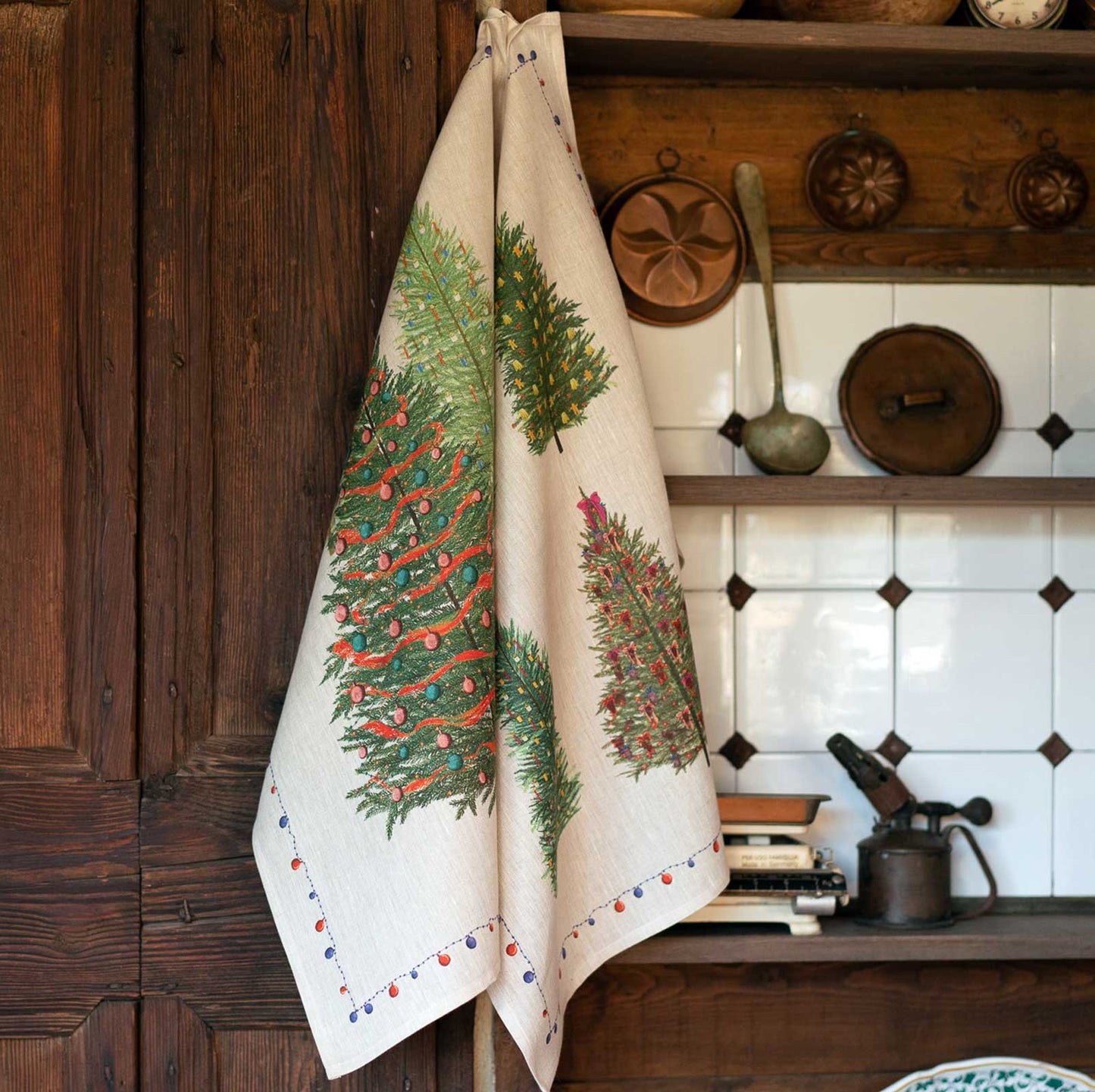 Tessitura Toscana Telerie - Fairy Trees Three Kitchen Towel