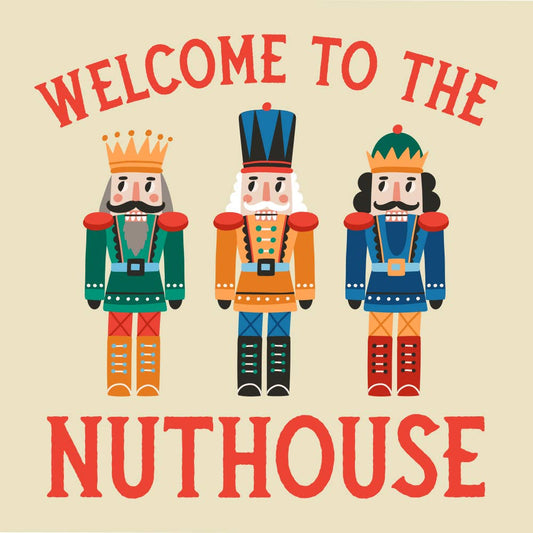 Welcome To The Nuthouse Cocktail Napkins - 20PC