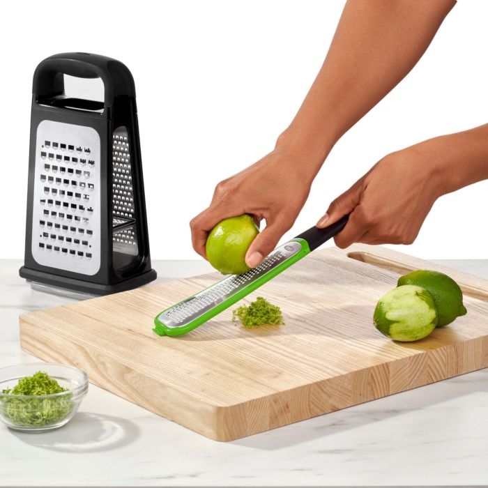 OXO Etched Box Grater with Zester
