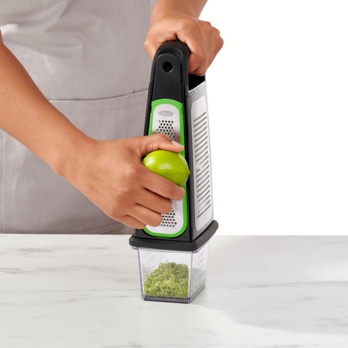 OXO Etched Box Grater with Zester