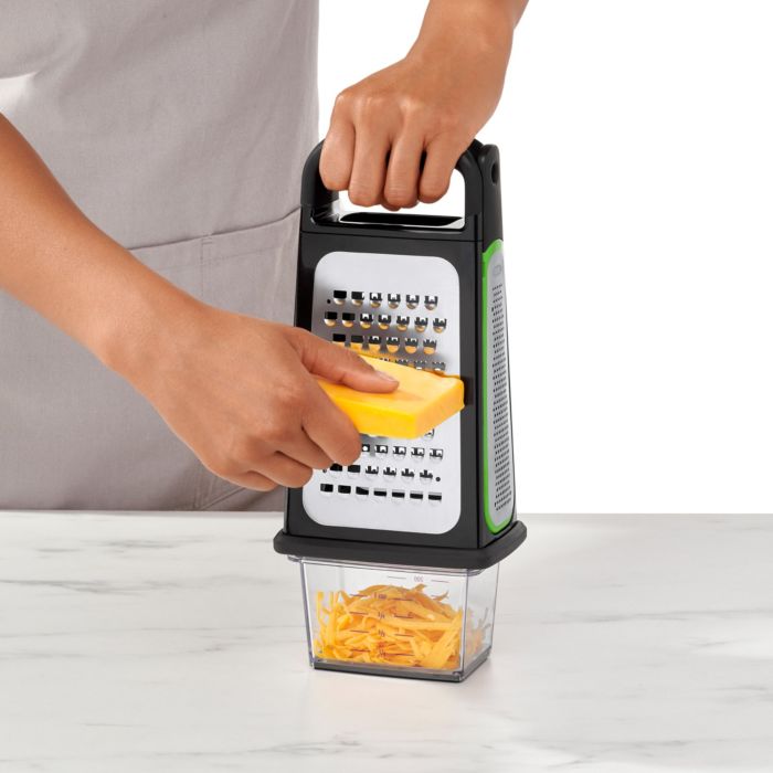 OXO Etched Box Grater with Zester