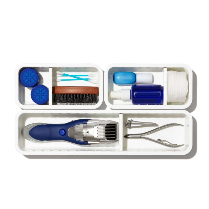 OXO Slim Adjustable Drawer Bin Set