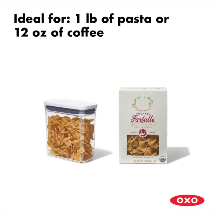 OXO Pop Container Slim Rectangle Small - 1.2 QT