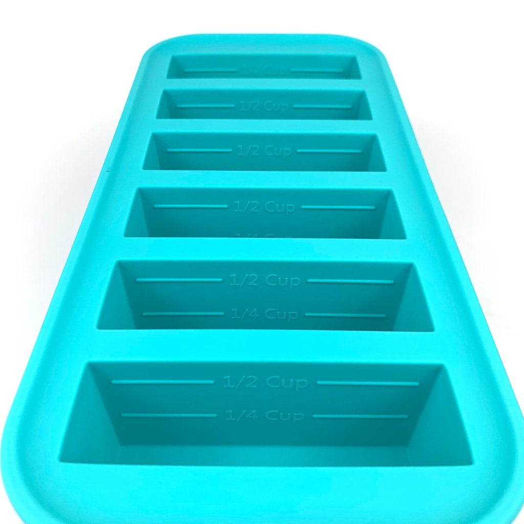 Souper Cubes Freezing Tray, 1/2 Cup, 2 Pack - Aqua
