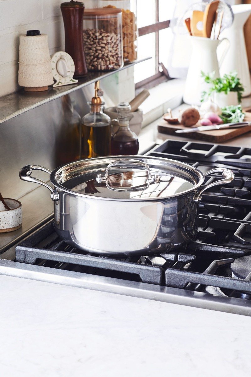 Heritage Steel Rondeau with Lid, 6 Qt
